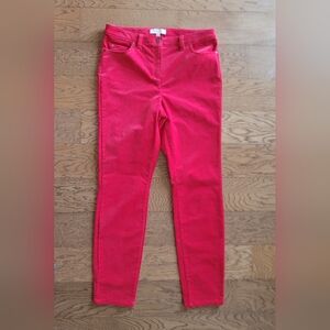 Etcetera Pants Red Velvet Size 6